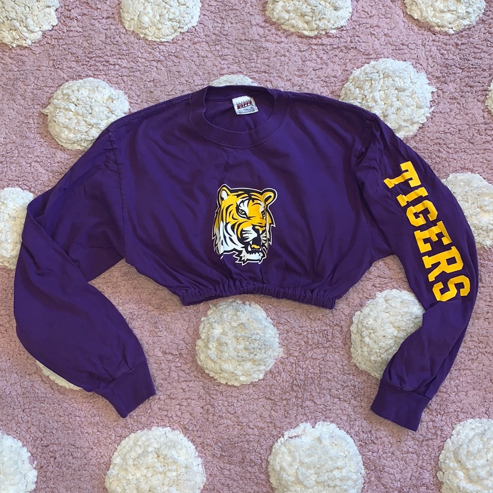 LSU Crop Top